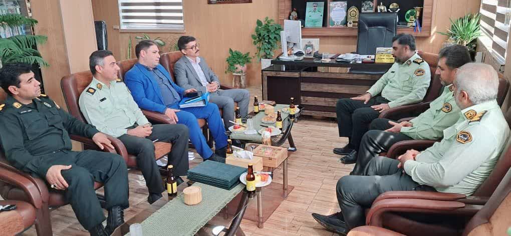 تقدیر سرپرست مدیریت منابع آب دشتستان از فرمانده انتظامی شهرستان
